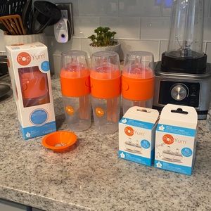 4 New Pop Yum Bottles 9 oz